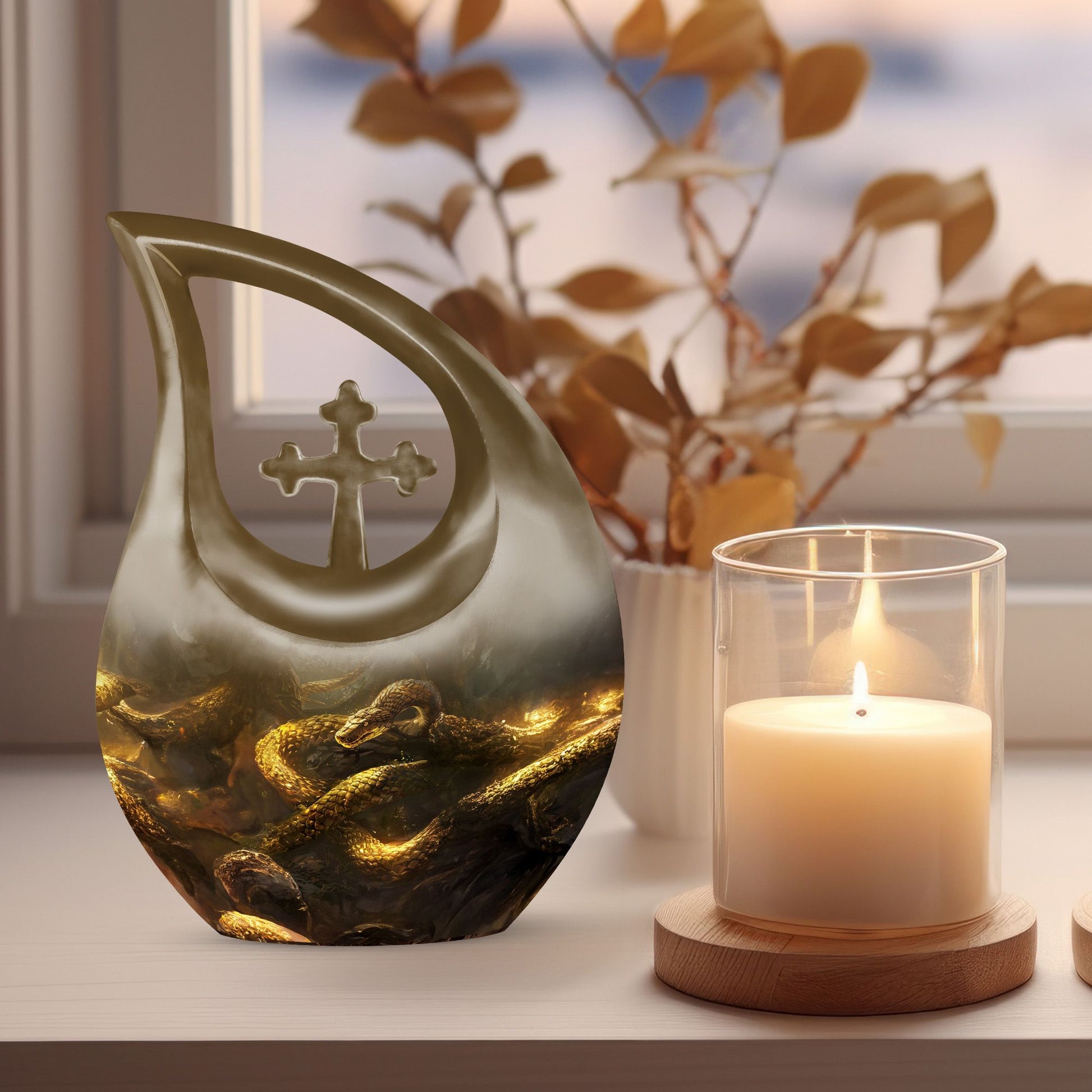 Snake Urns For Ashes - Cremation Urns For Adult Ashes