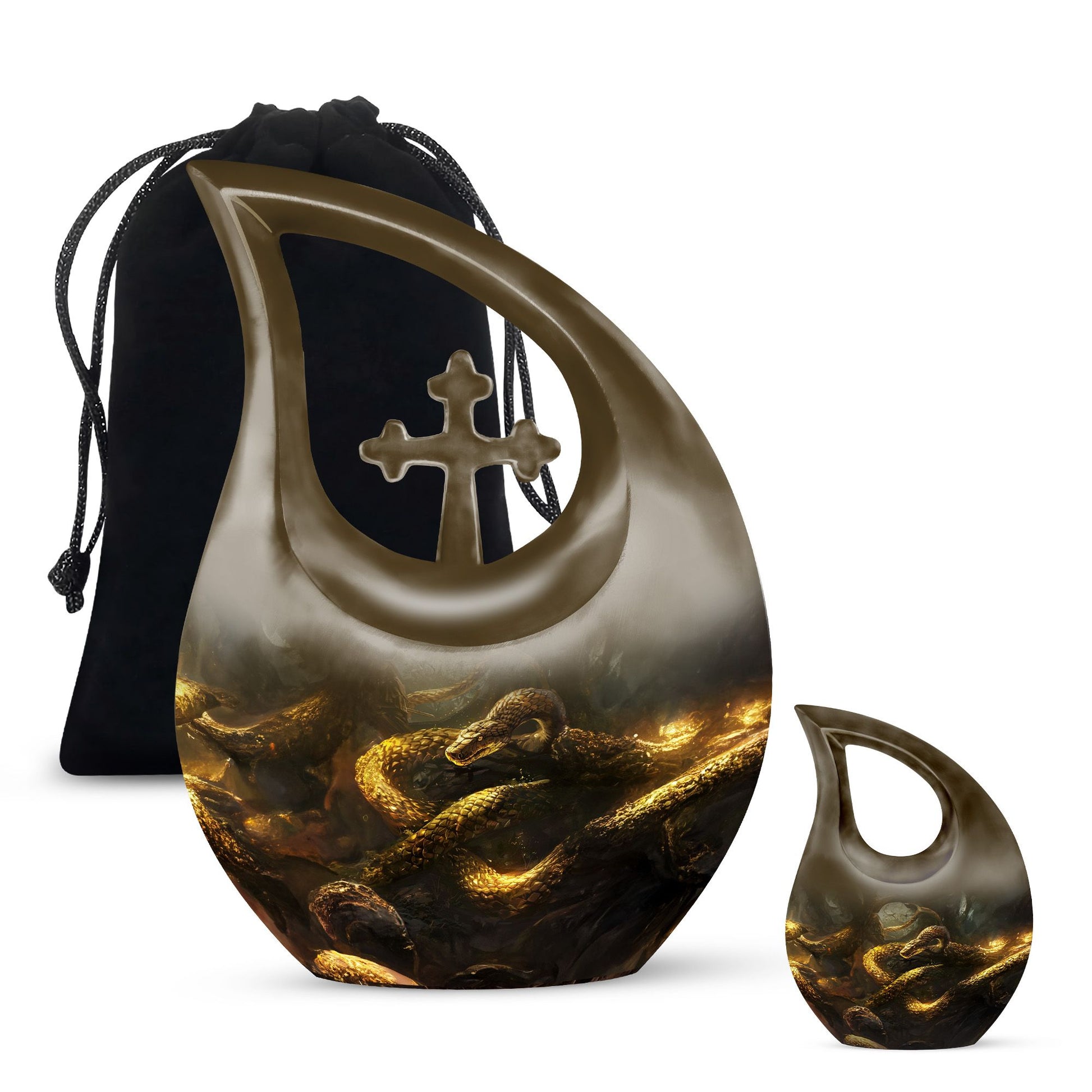 Snake Urns For Ashes - Cremation Urns For Adult Ashes