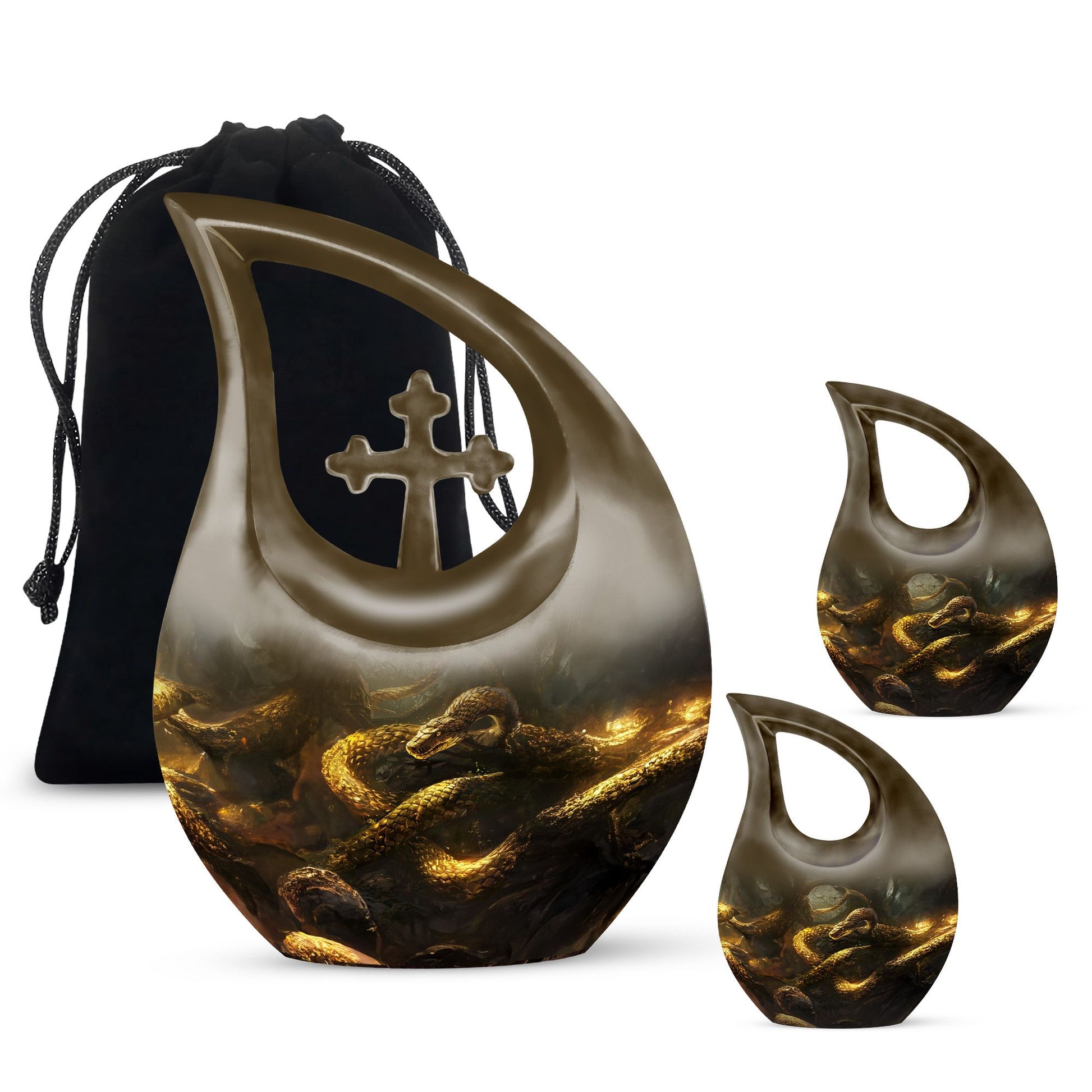 Snake Urns For Ashes - Cremation Urns For Adult Ashes