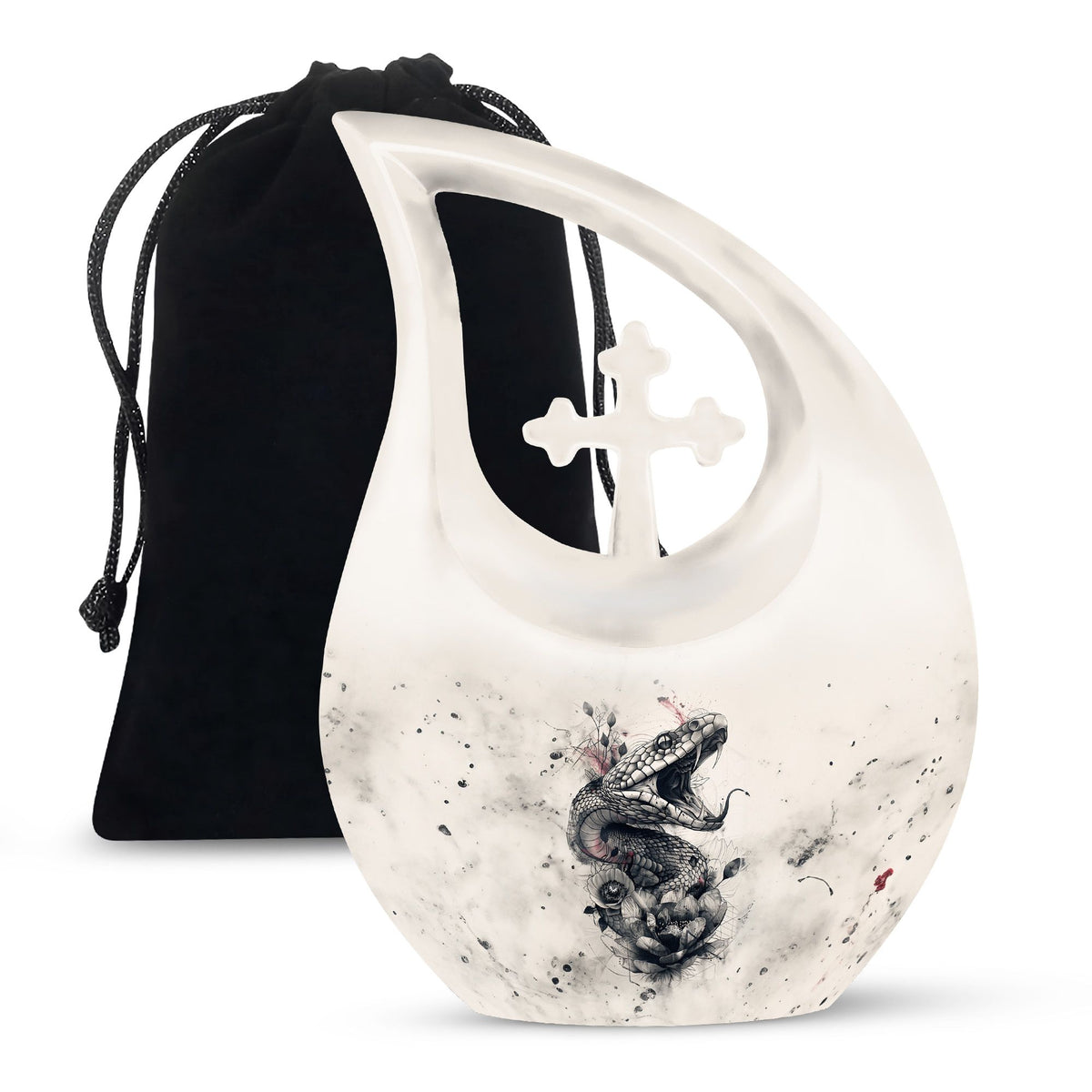 Snake Urns For Ashes - Cremation Keepsake Urns For Human Ashes Adult