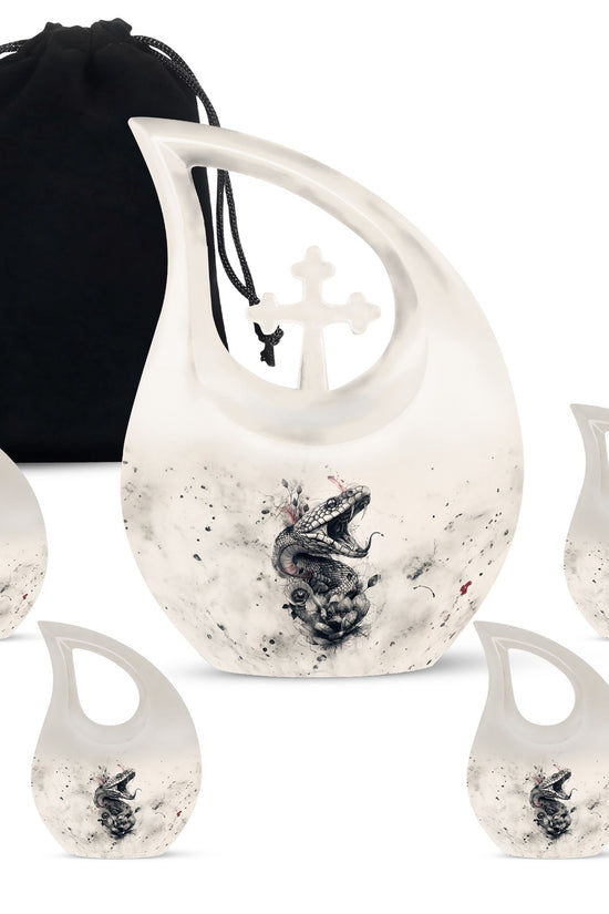 Snake Urns For Ashes - Cremation Keepsake Urns For Human Ashes Adult
