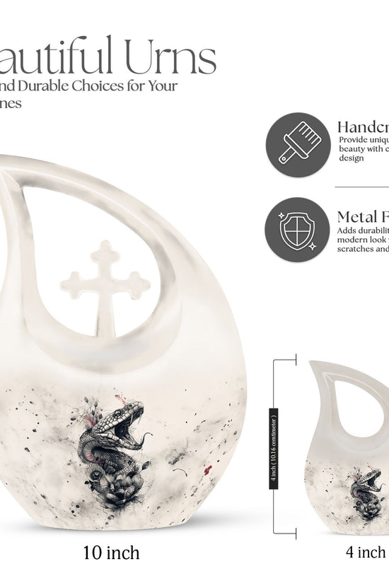 Snake Urns For Ashes - Cremation Keepsake Urns For Human Ashes Adult