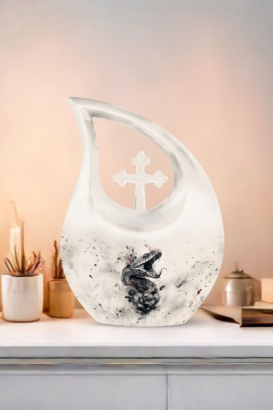 Snake Urns For Ashes - Cremation Keepsake Urns For Human Ashes Adult