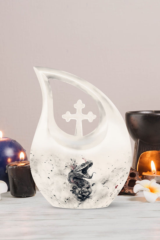 Snake Urns For Ashes - Cremation Keepsake Urns For Human Ashes Adult
