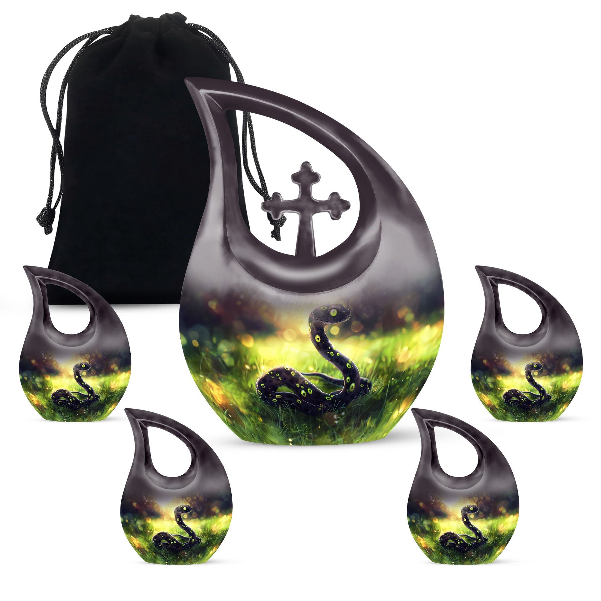 Snake Urns For Ashes - Mini Cremation Urns