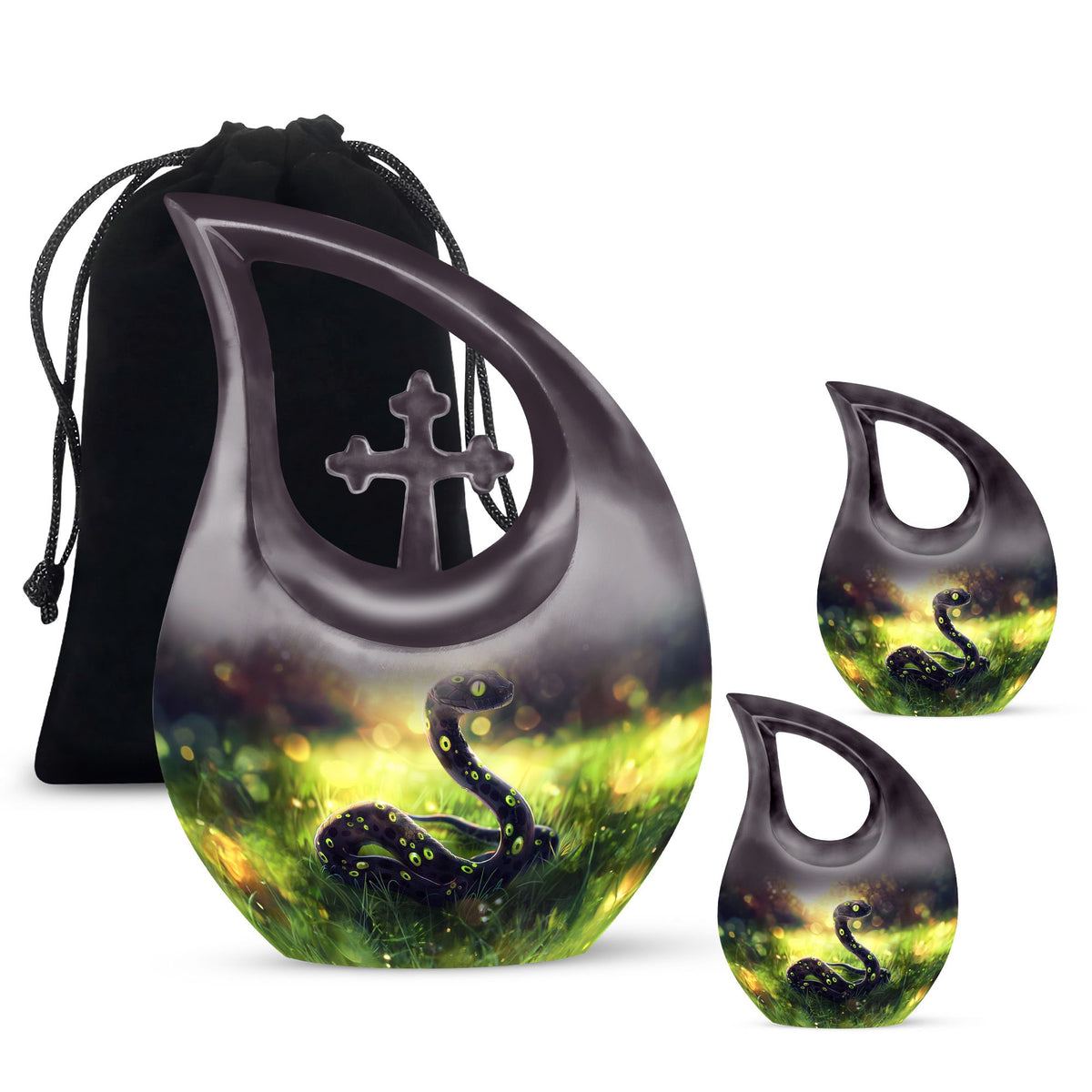 Snake Urns For Ashes - Mini Cremation Urns