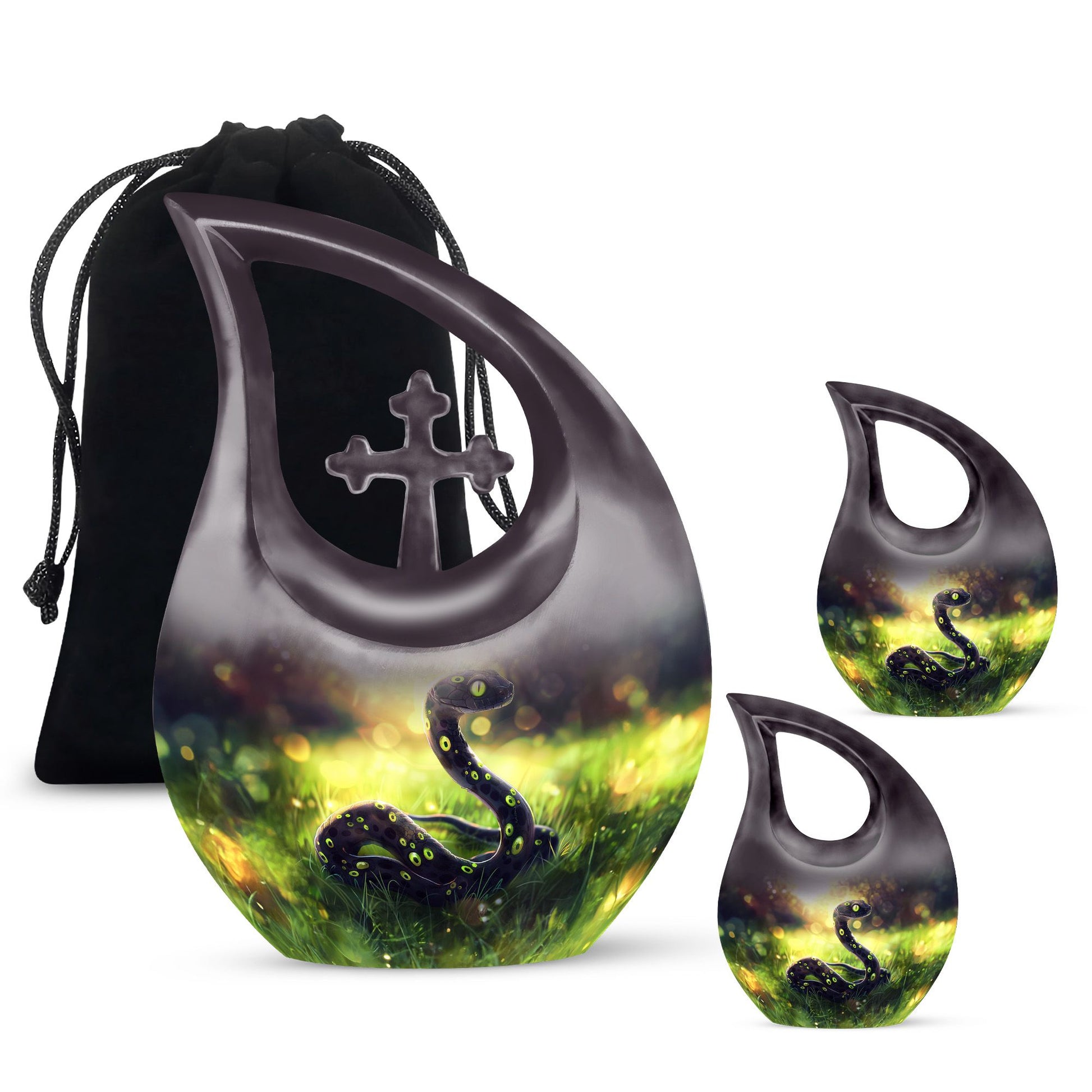 Snake Urns For Ashes - Mini Cremation Urns