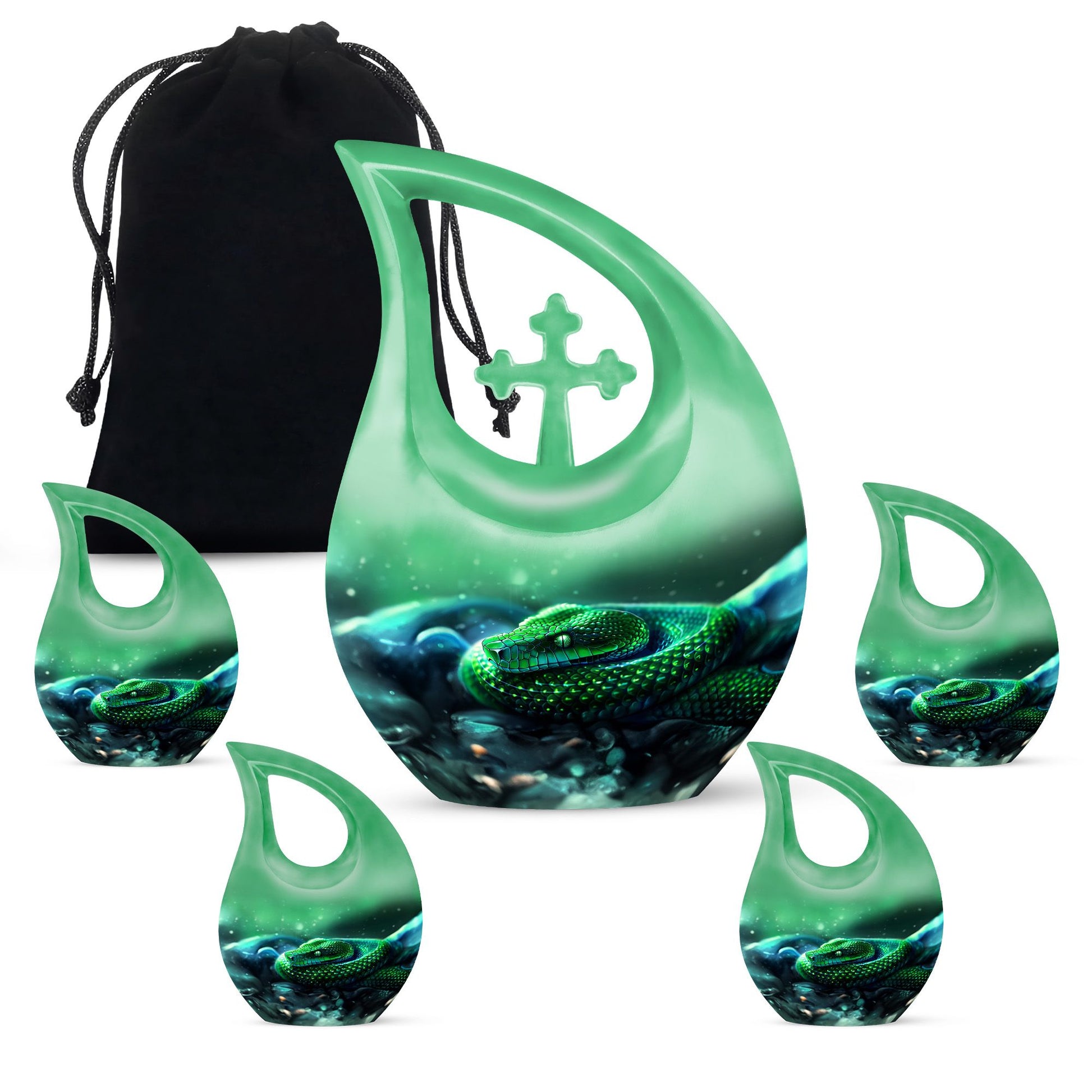 Snake Urns For Ashes - Adult Size Cremation Urns