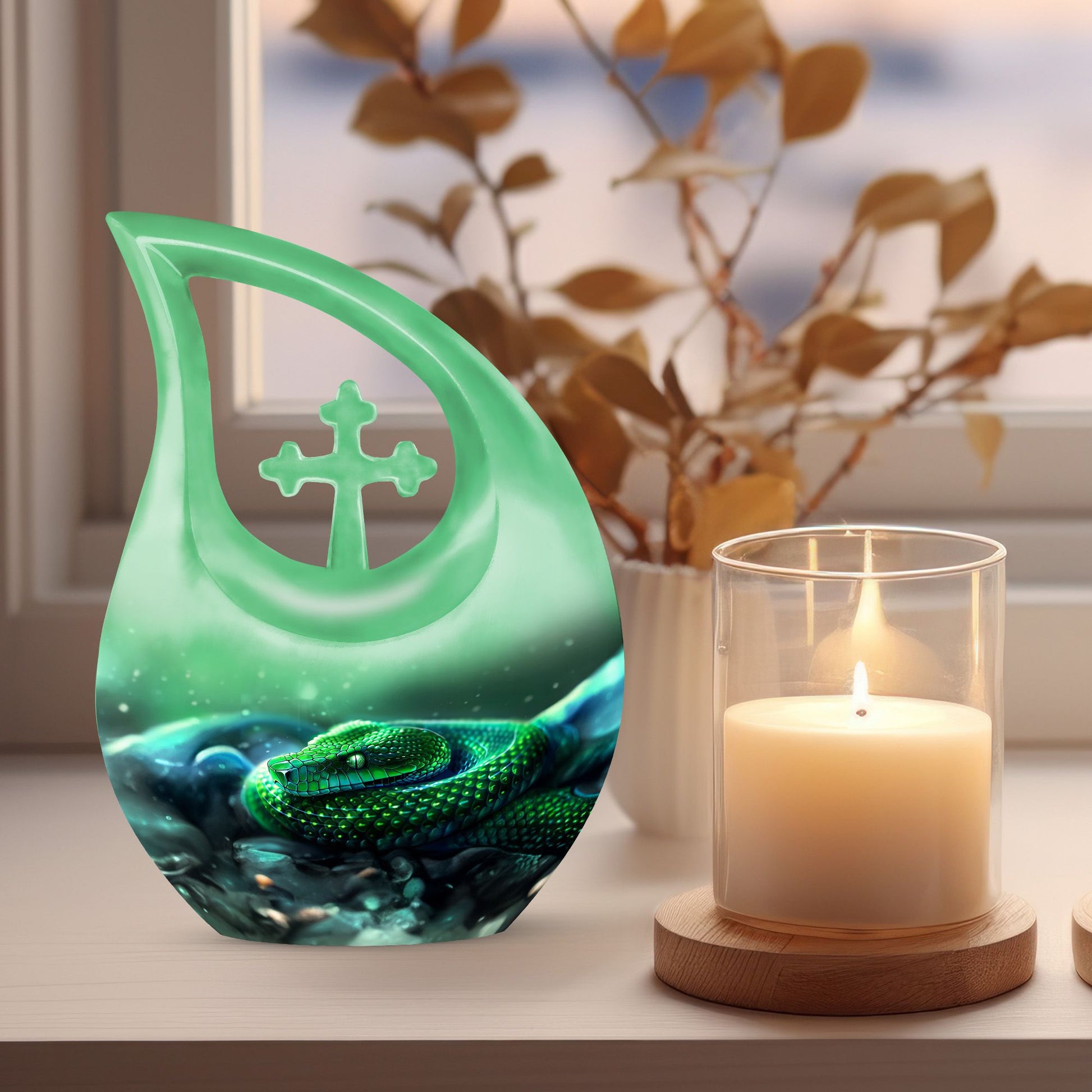 Snake Urns For Ashes - Adult Size Cremation Urns
