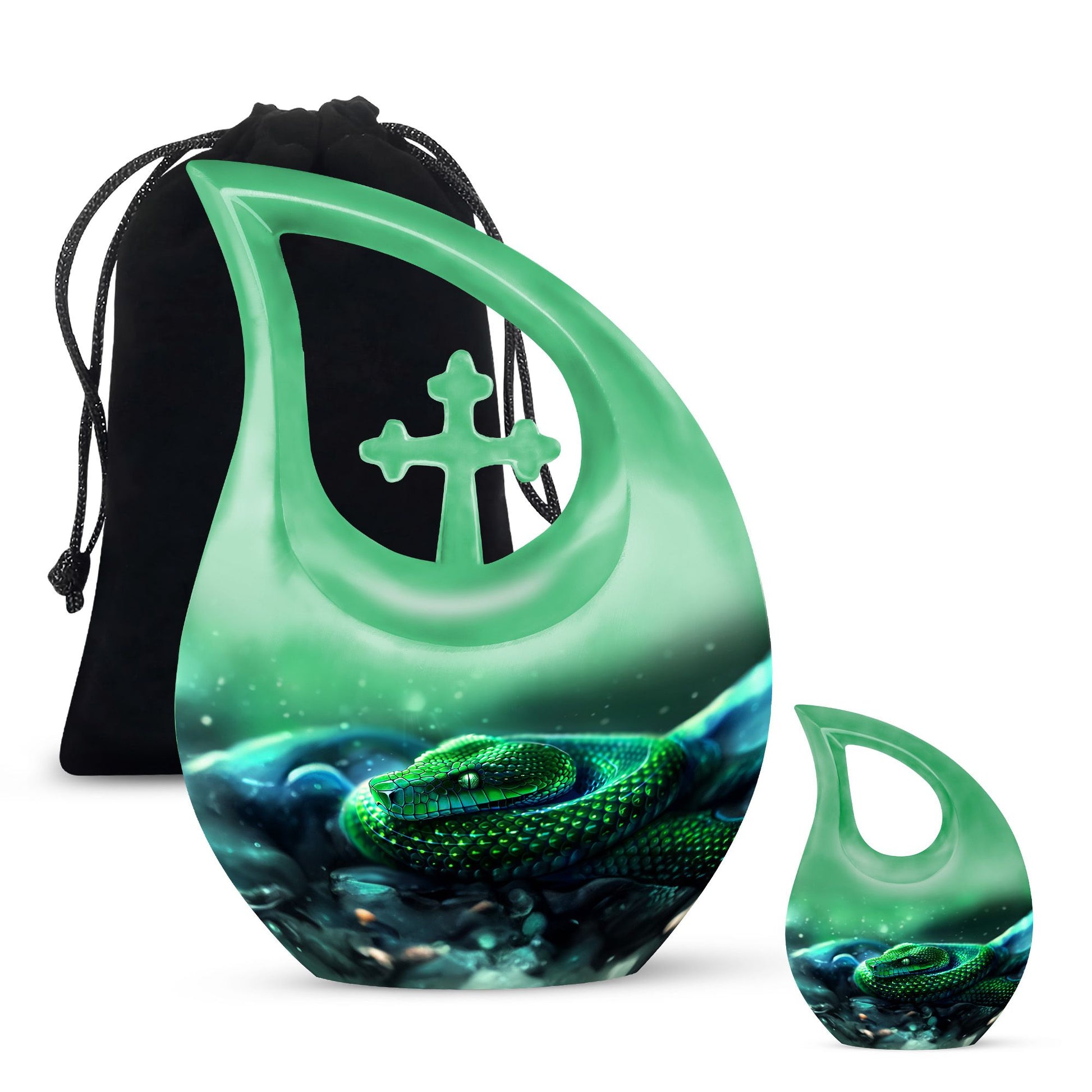 Snake Urns For Ashes - Adult Size Cremation Urns