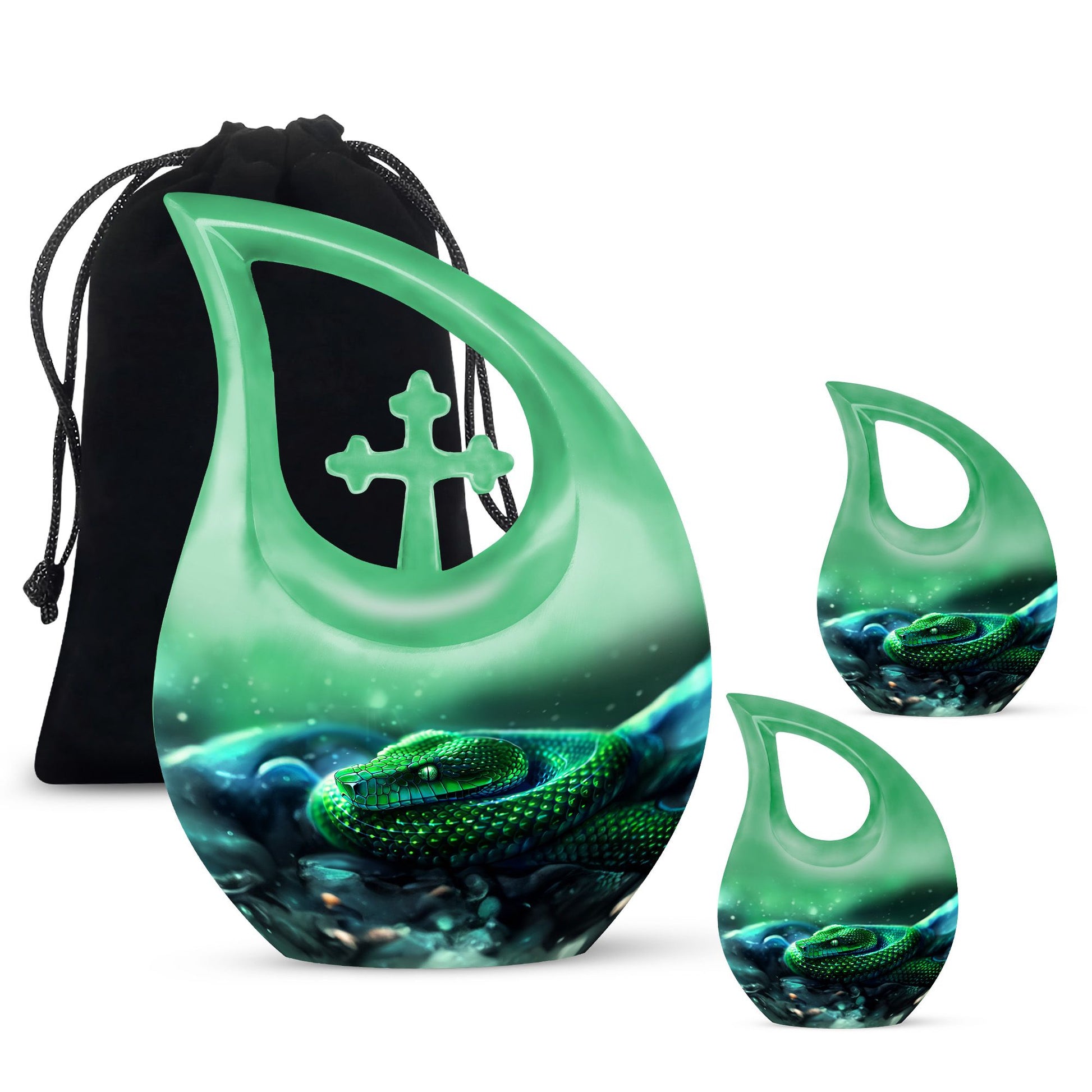 Snake Urns For Ashes - Adult Size Cremation Urns
