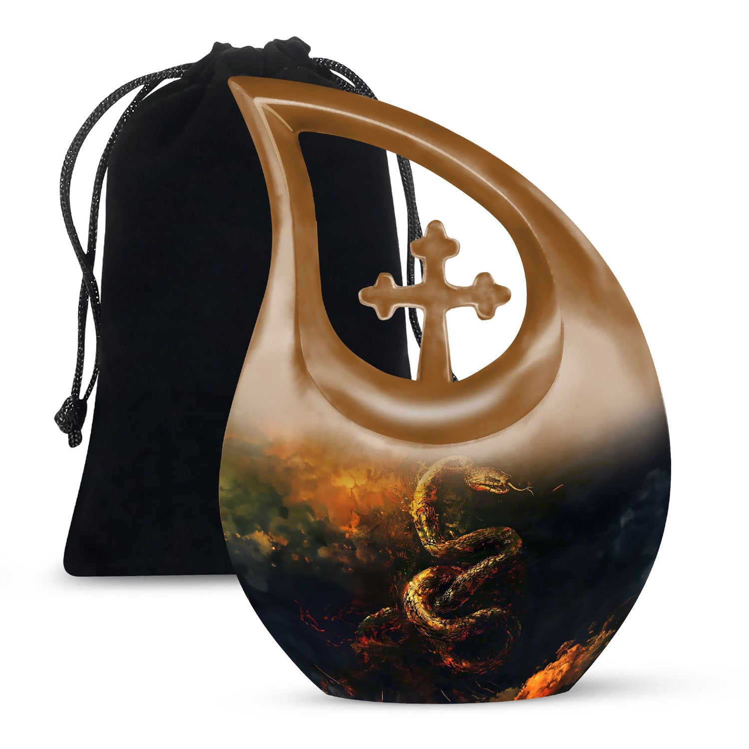 Snake Urns For Ashes - Cremation Urn For Ashes