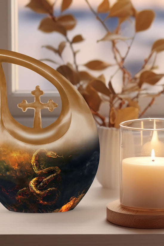 Snake Urns For Ashes - Cremation Urn For Ashes