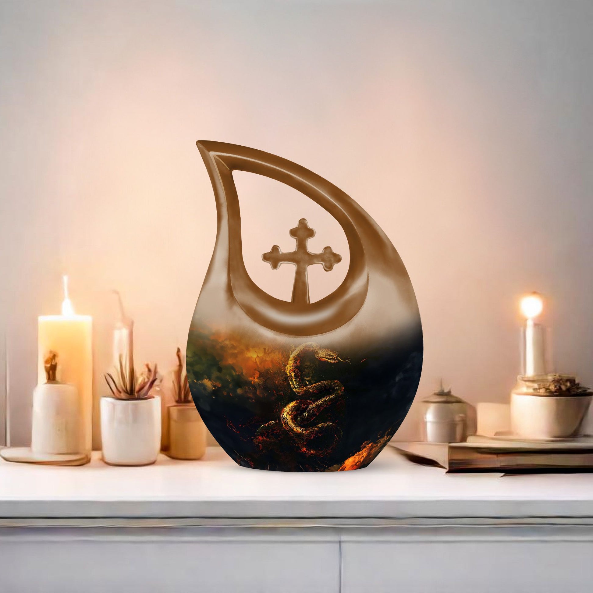 Snake Urns For Ashes - Cremation Urn For Ashes