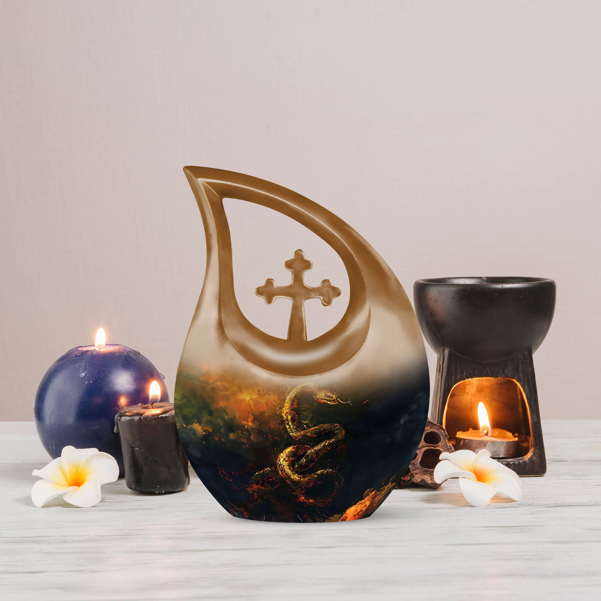 Snake Urns For Ashes - Cremation Urn For Ashes