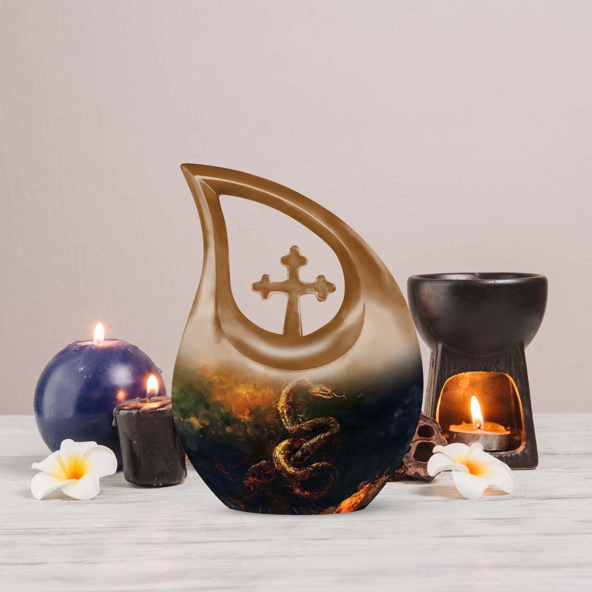 Snake Urns For Ashes - Cremation Urn For Ashes
