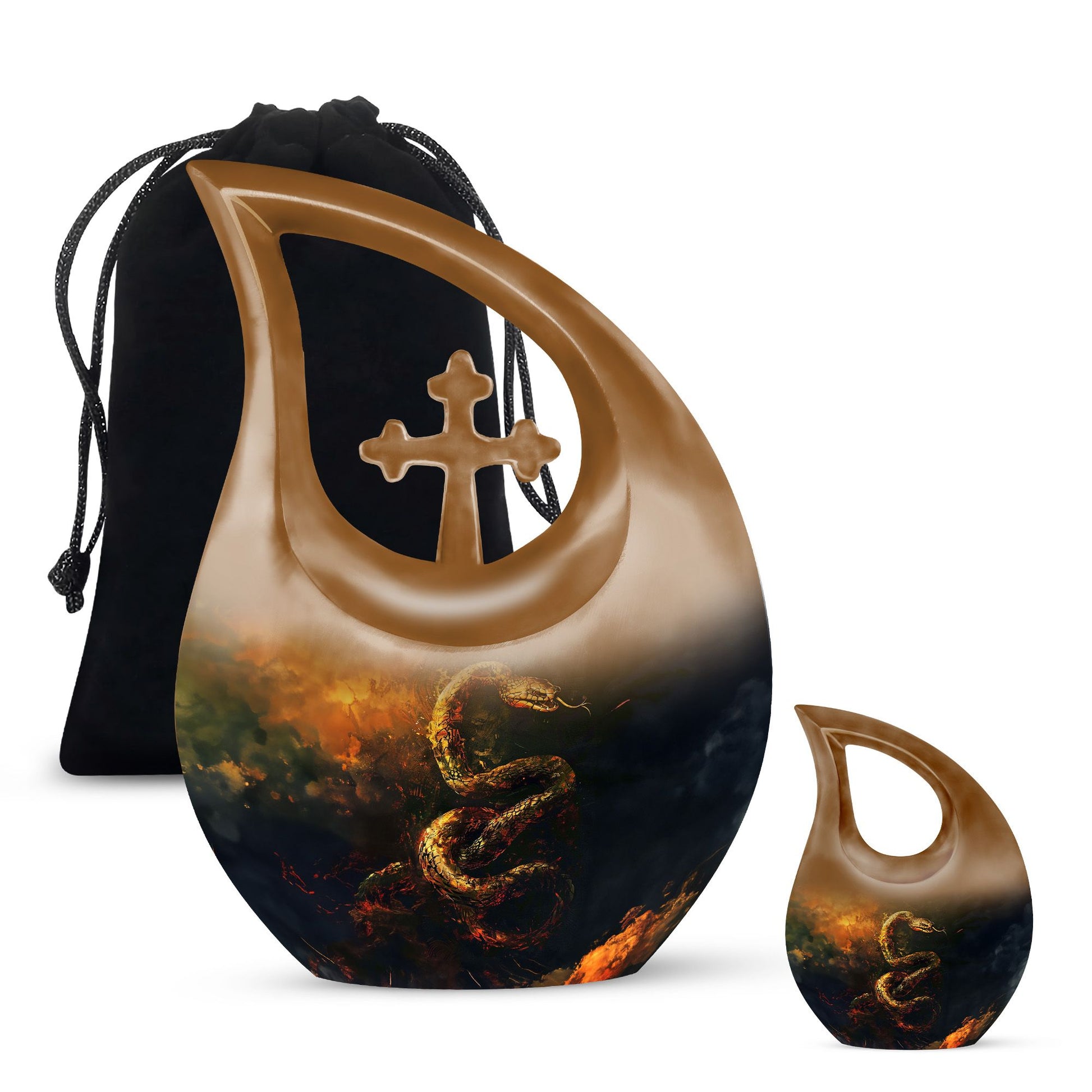 Snake Urns For Ashes - Cremation Urn For Ashes