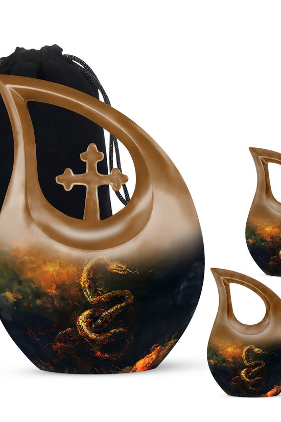 Snake Urns For Ashes - Cremation Urn For Ashes