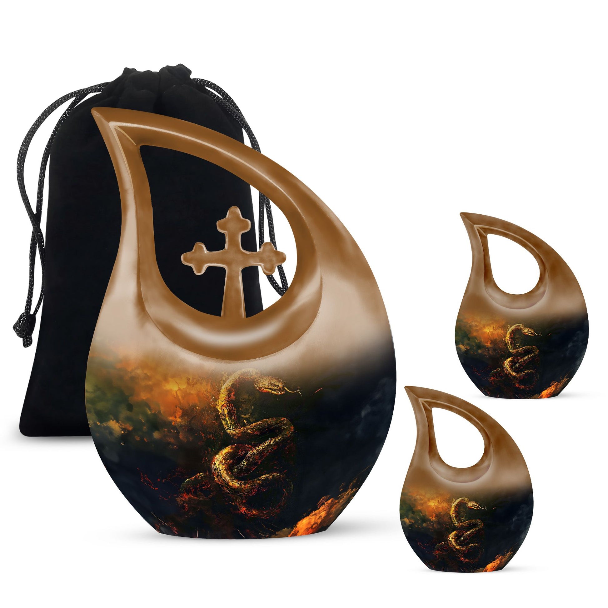 Snake Urns For Ashes - Cremation Urn For Ashes