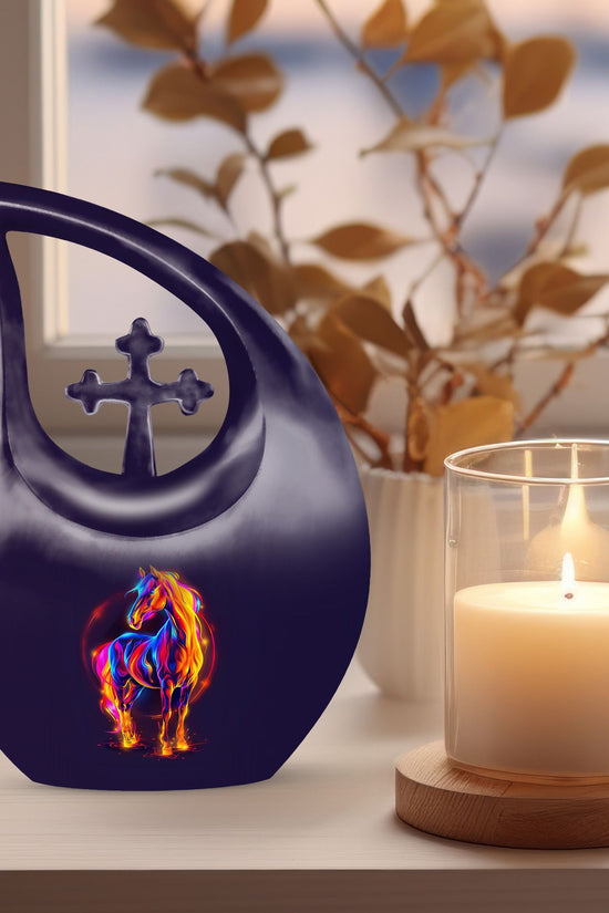Horse Urns For Ashes - Cremation Ashes Urns Combo