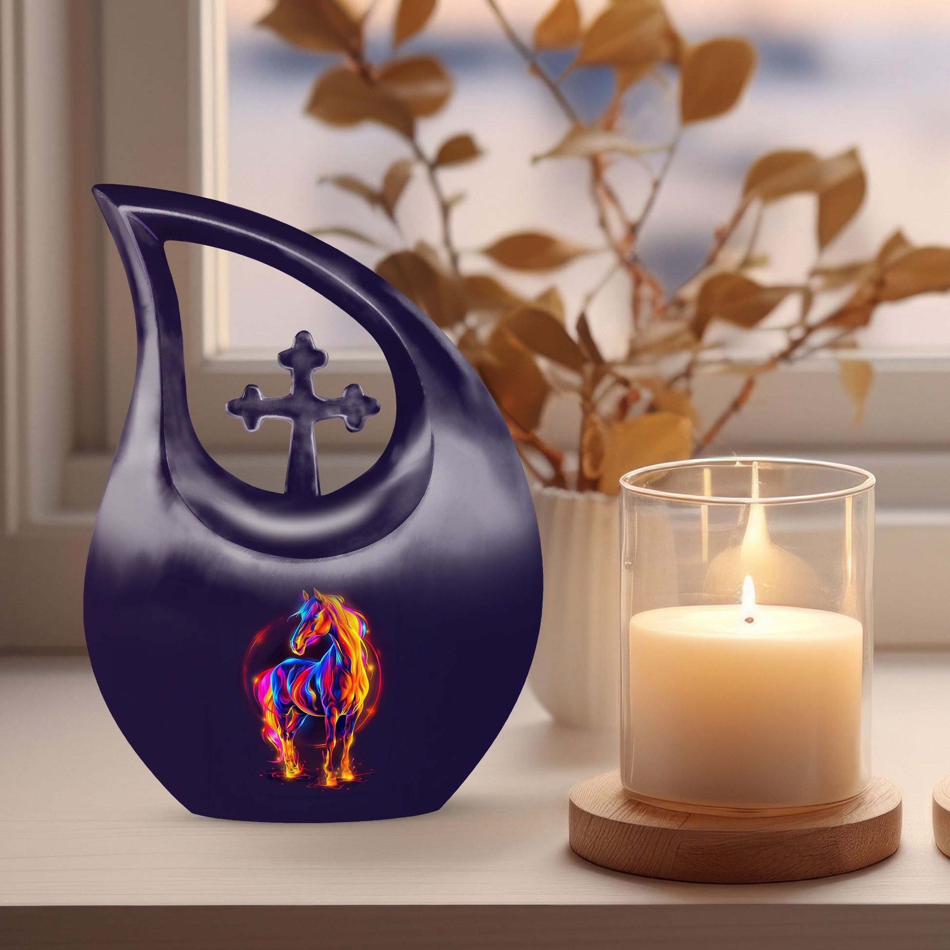 Horse Urns For Ashes - Cremation Ashes Urns Combo
