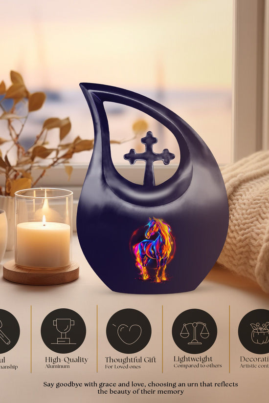 Horse Urns For Ashes - Cremation Ashes Urns Combo