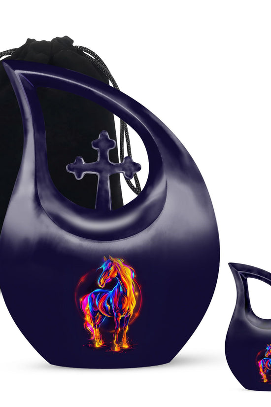 Horse Urns For Ashes - Cremation Ashes Urns Combo