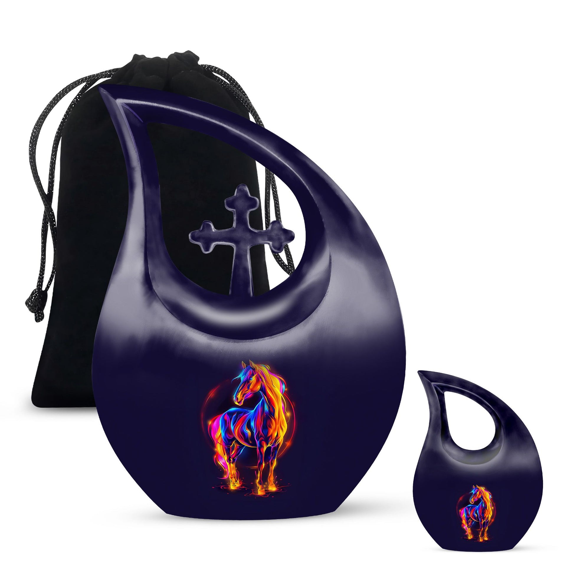 Horse Urns For Ashes - Cremation Ashes Urns Combo