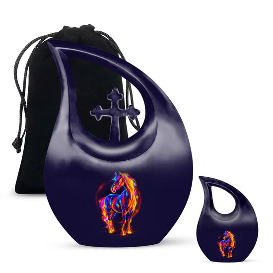 Horse Urns For Ashes - Cremation Ashes Urns Combo