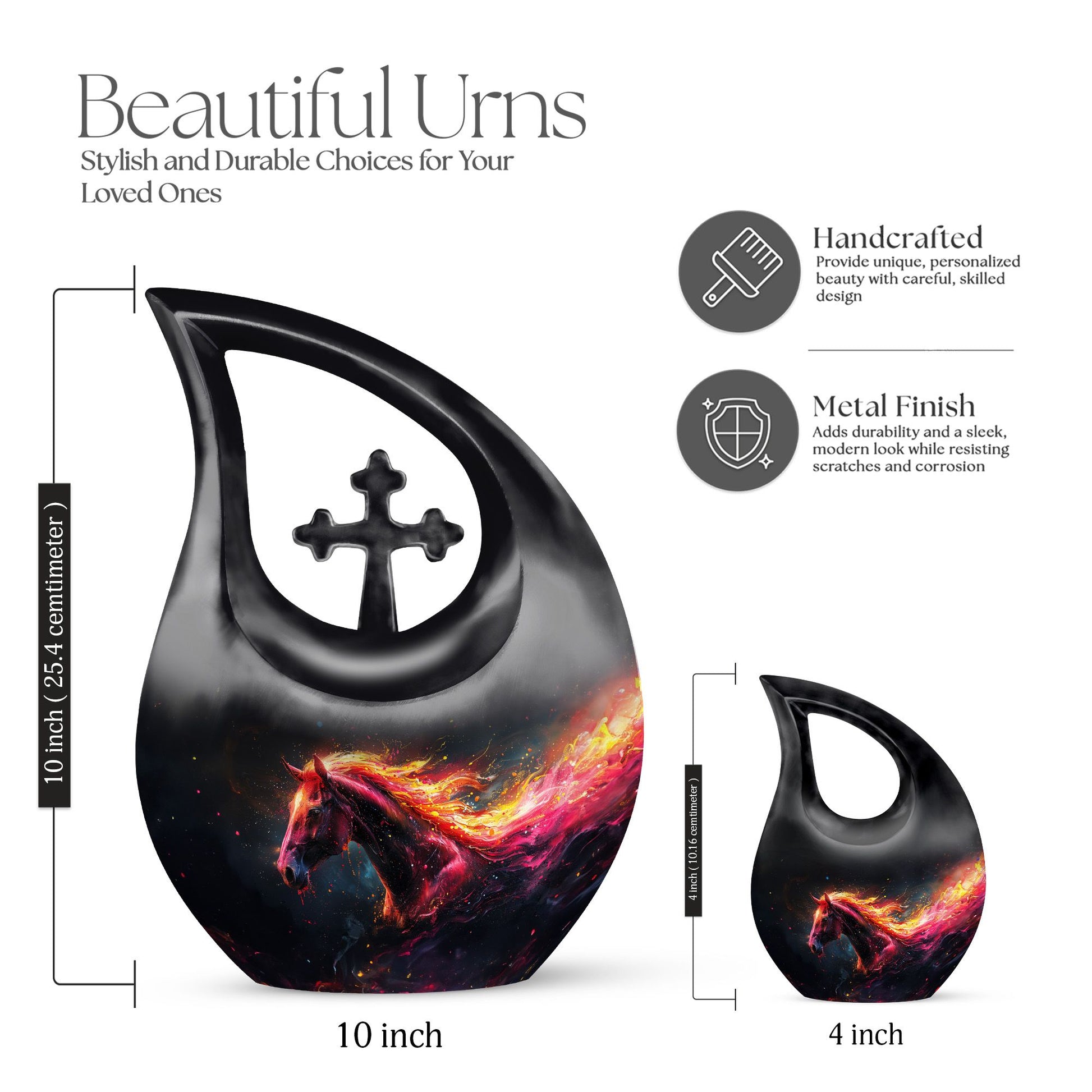 Horse Urns For Ashes - Cremation Mini Urn