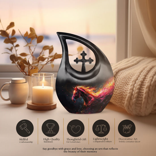 Horse Urns For Ashes - Cremation Mini Urn