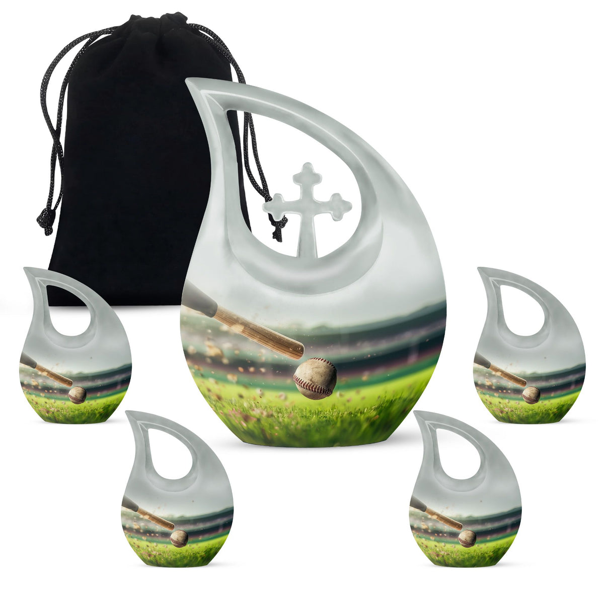 Baseball Urns For Ashes - Adult Cremation Urns For Human Ashes