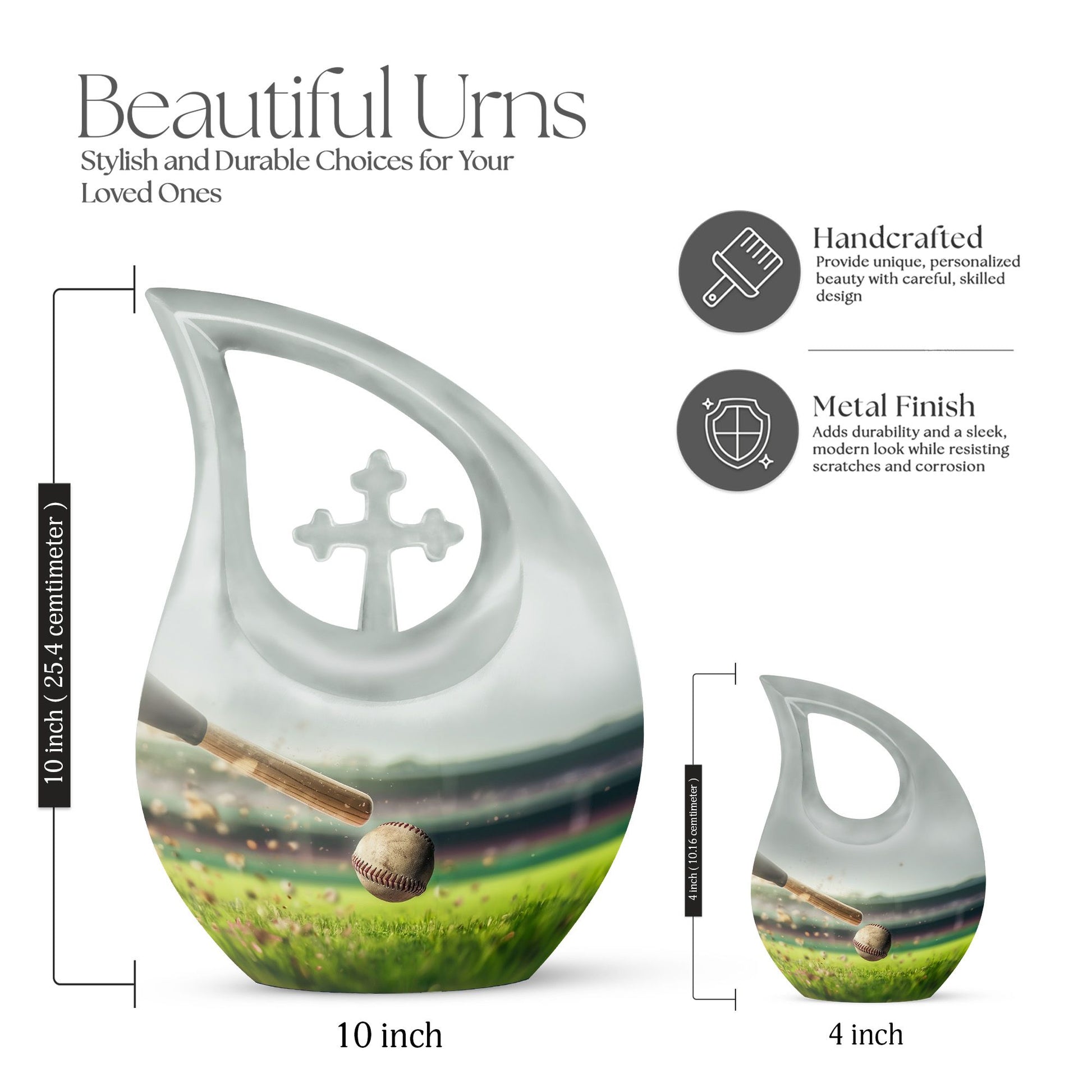 Baseball Urns For Ashes - Adult Cremation Urns For Human Ashes