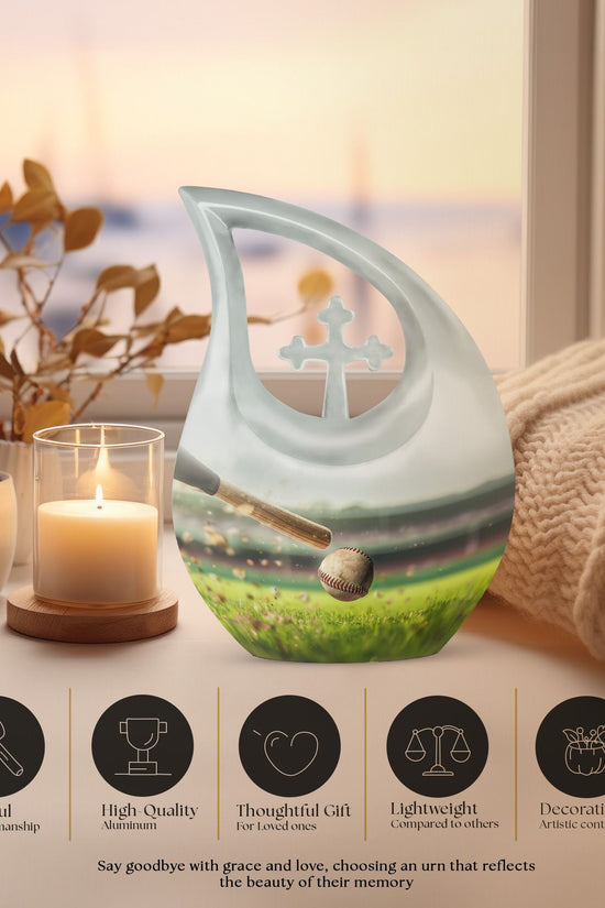 Baseball Urns For Ashes - Adult Cremation Urns For Human Ashes