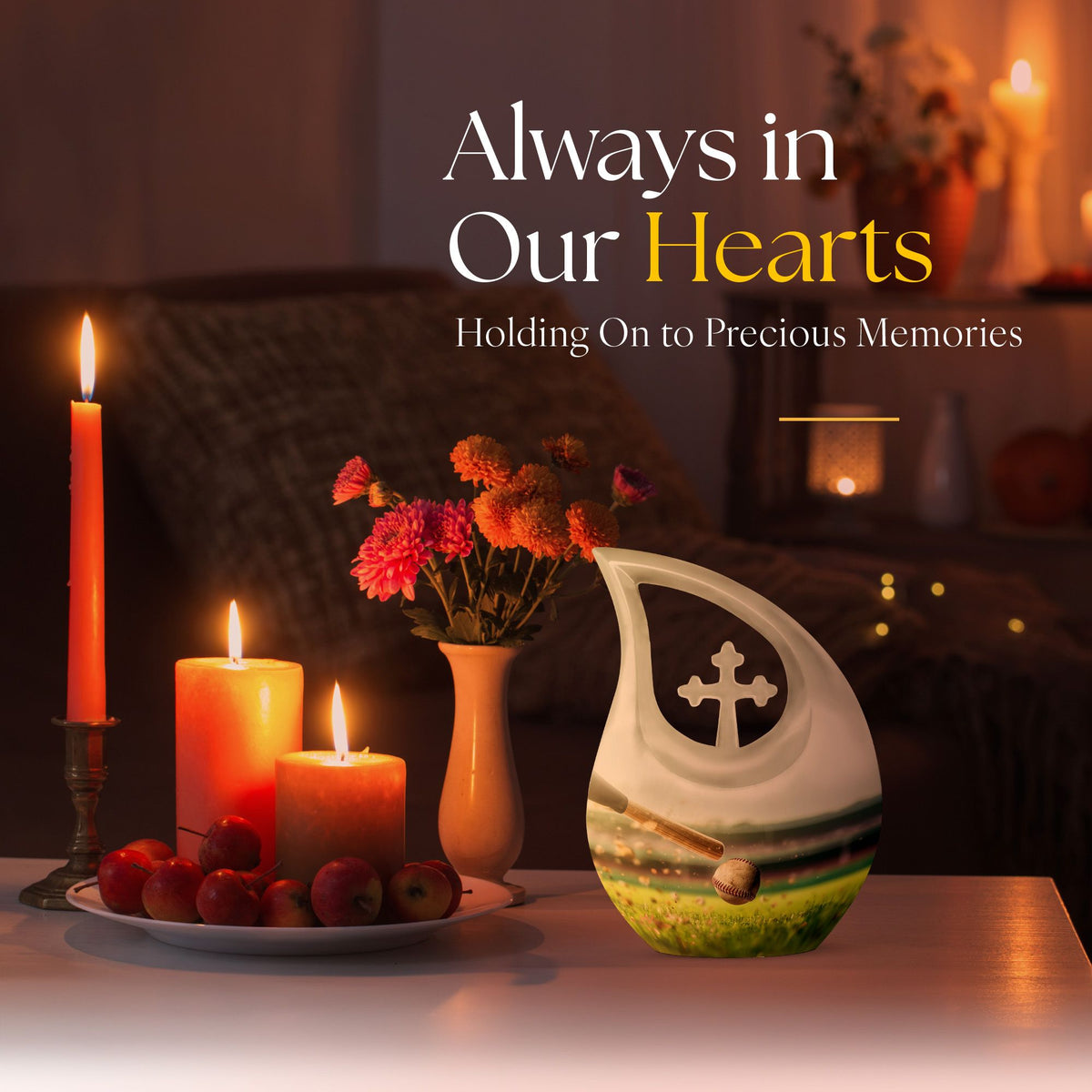 Baseball Urns For Ashes - Adult Cremation Urns For Human Ashes