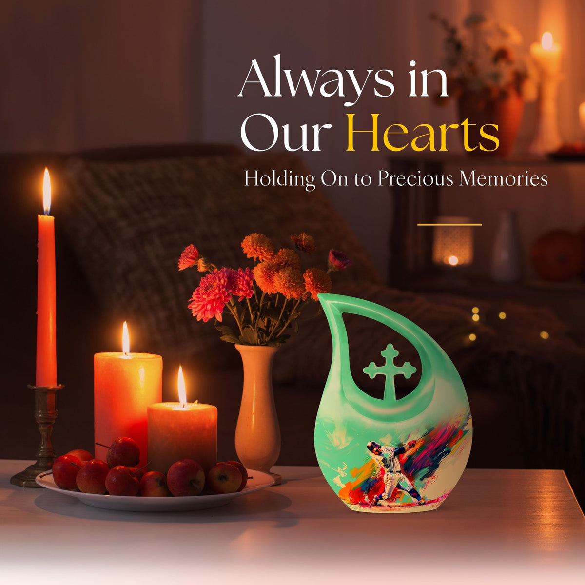 Baseball Urns For Ashes - Cremation Urns For Human Ashes Adult Small