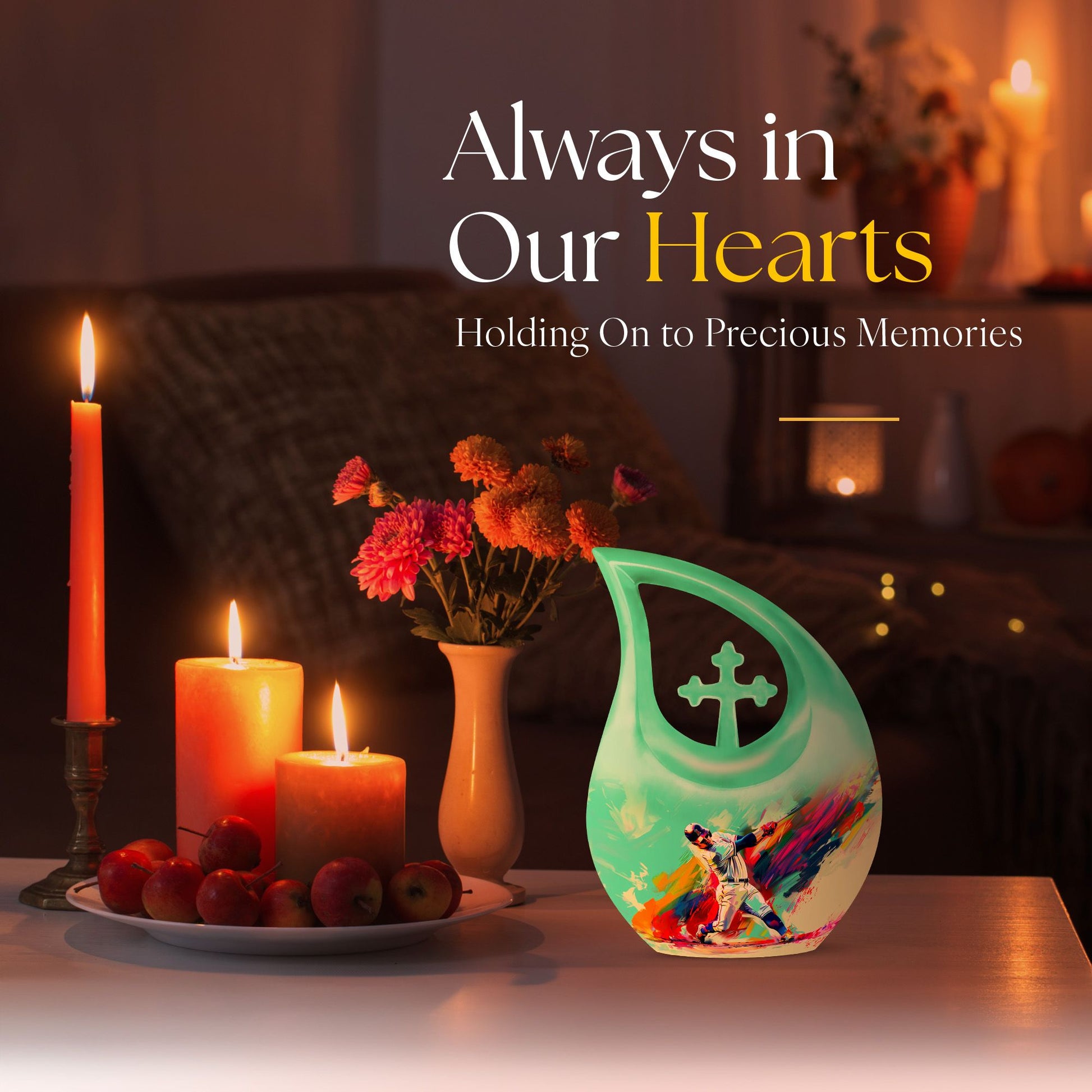 Baseball Urns For Ashes - Cremation Urns For Human Ashes Adult Small