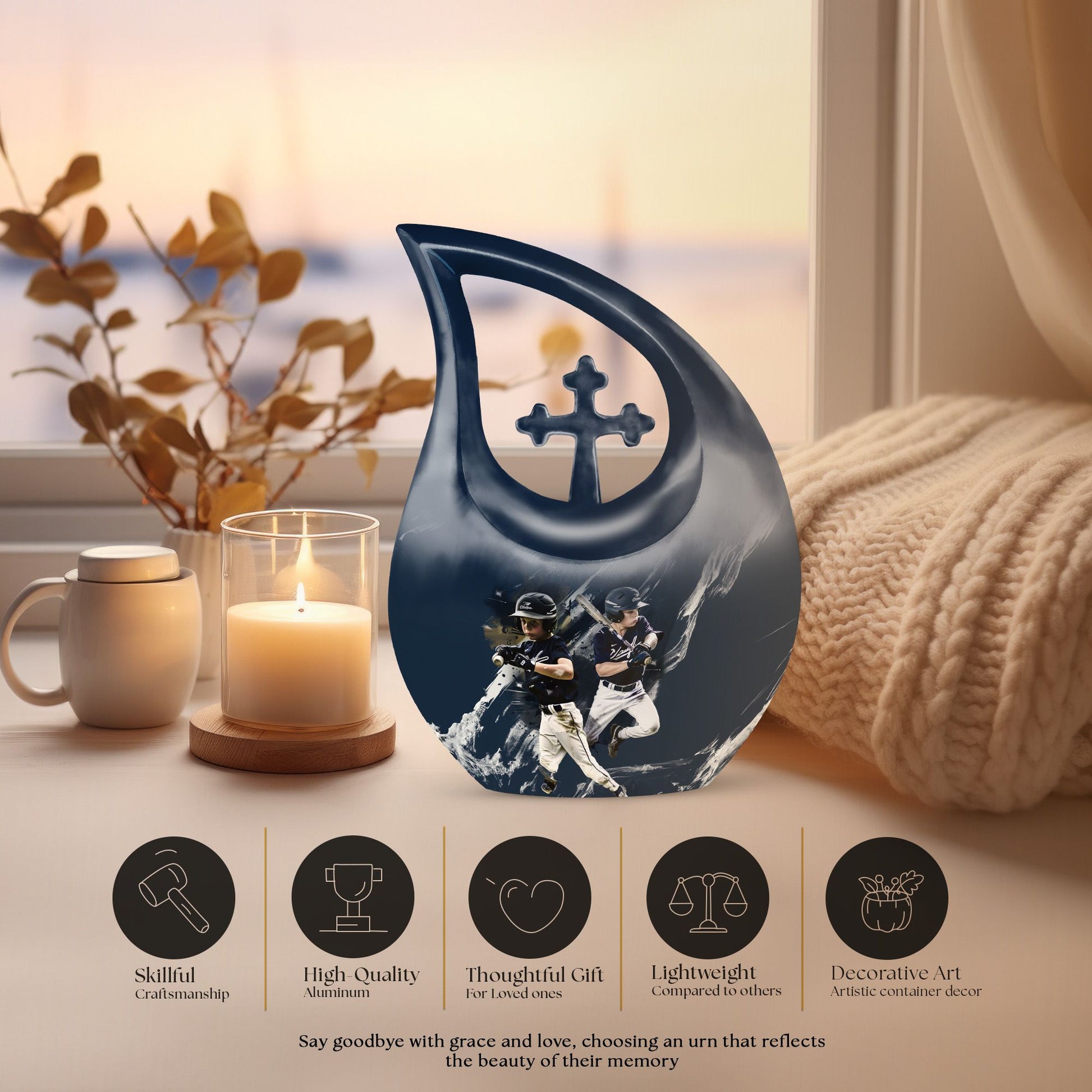 Baseball Urns For Ashes - Cremation Urn Adult Human