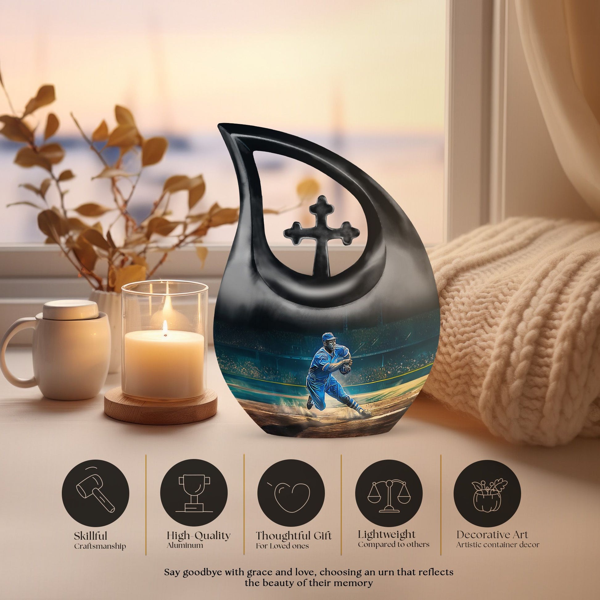 Baseball Urns For Ashes - Cremations Urns For Adults