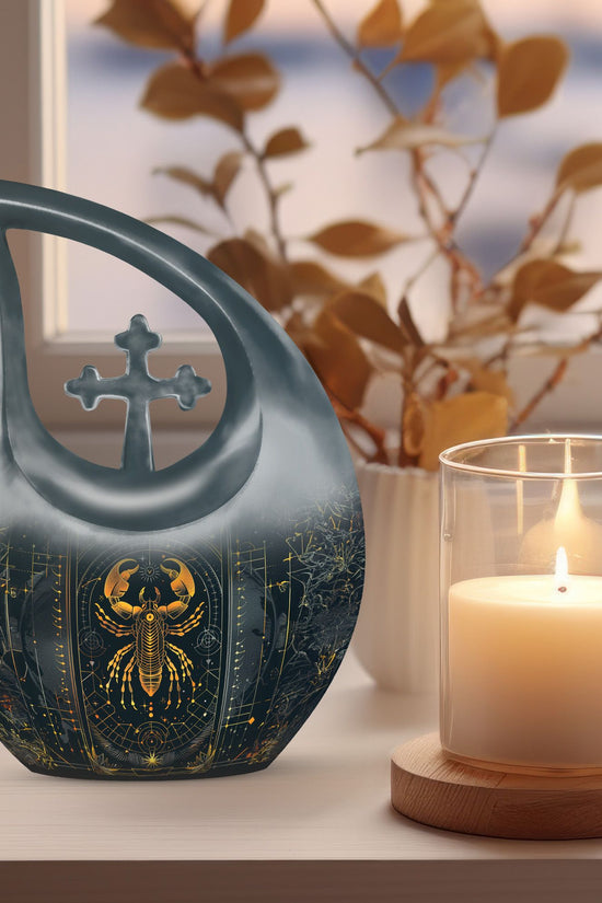 Zodiac Urns For Ashes - Cremation Urn For Human Ashes Adult