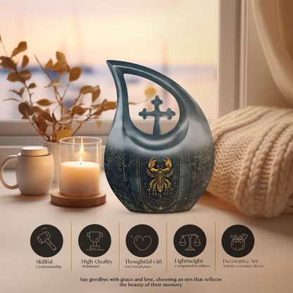 Zodiac Urns For Ashes - Cremation Urn For Human Ashes Adult