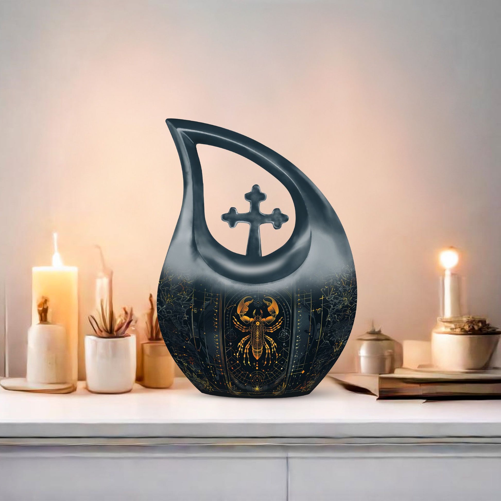 Zodiac Urns For Ashes - Cremation Urn For Human Ashes Adult