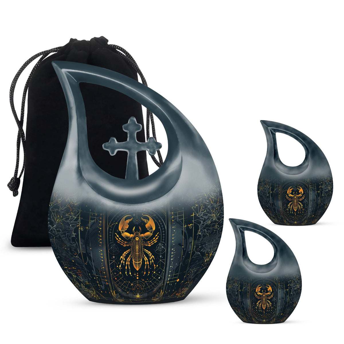 Zodiac Urns For Ashes - Cremation Urn For Human Ashes Adult