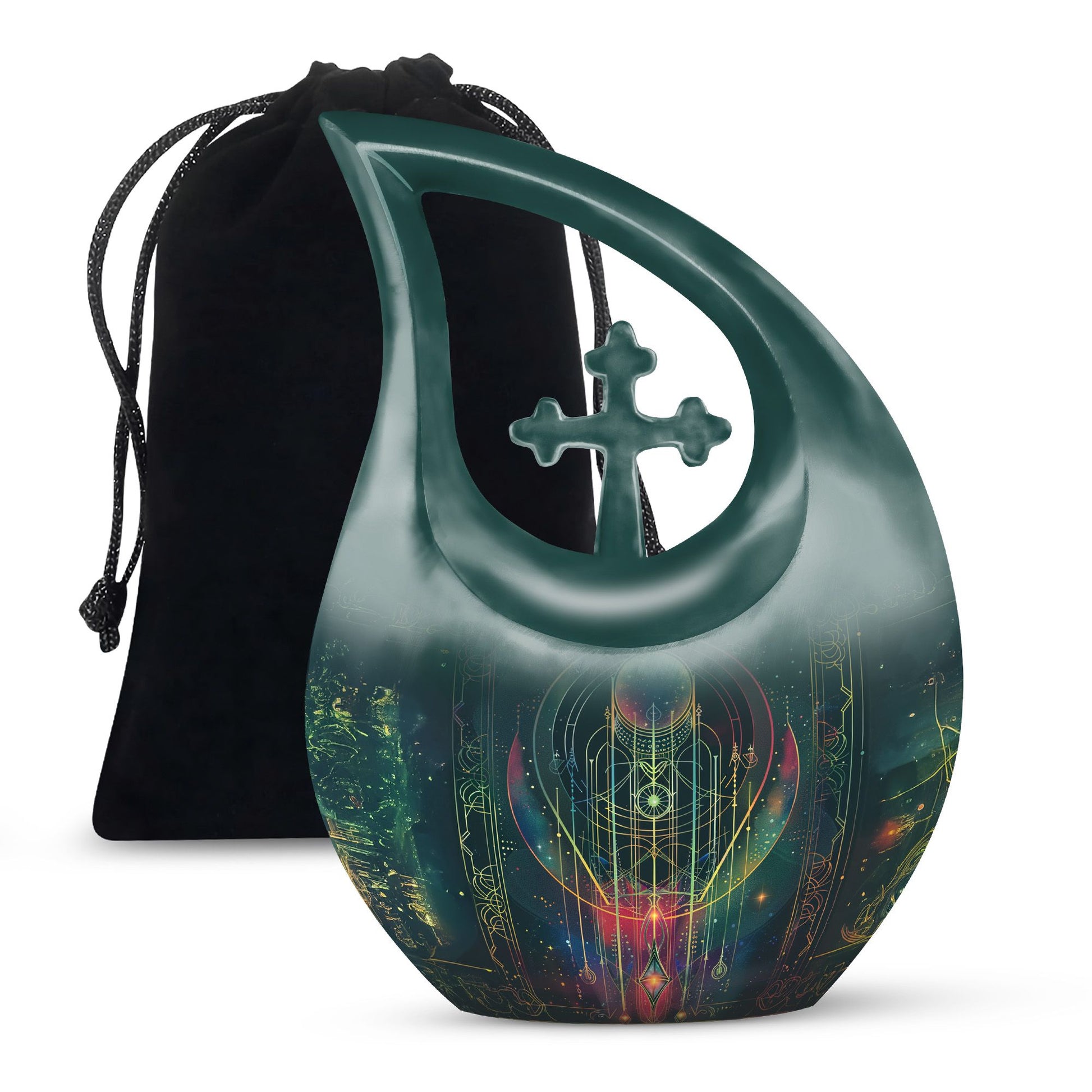 Zodiac Urns For Ashes - Cremation Urns For Human Ashes Adult Black