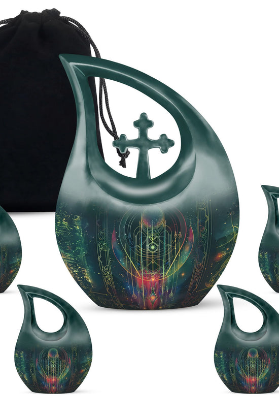 Zodiac Urns For Ashes - Cremation Urns For Human Ashes Adult Black