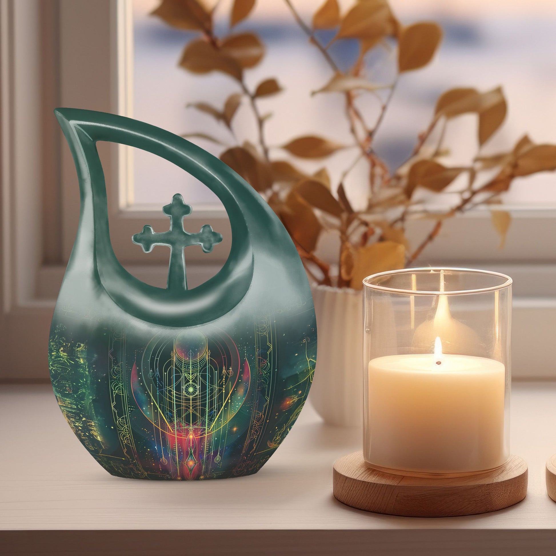 Zodiac Urns For Ashes - Cremation Urns For Human Ashes Adult Black