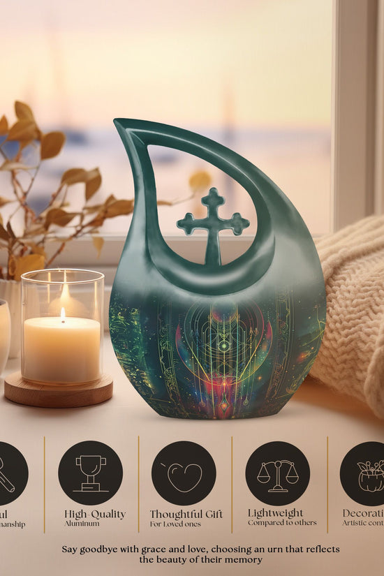 Zodiac Urns For Ashes - Cremation Urns For Human Ashes Adult Black