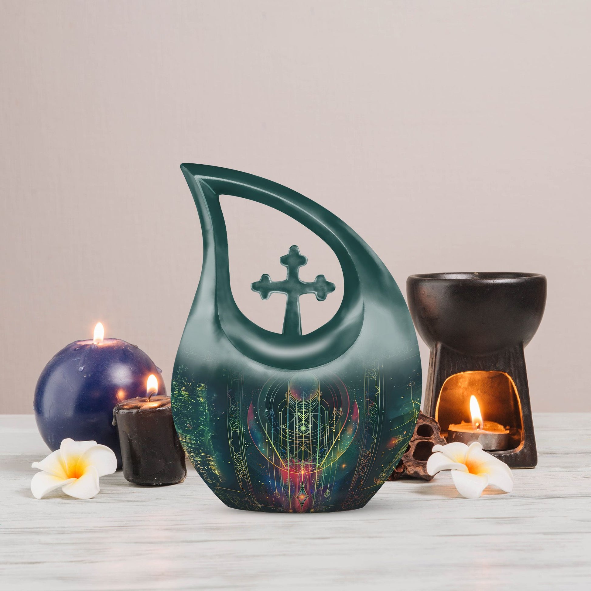 Zodiac Urns For Ashes - Cremation Urns For Human Ashes Adult Black