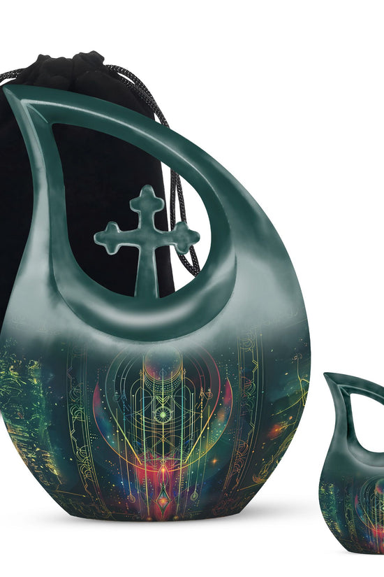 Zodiac Urns For Ashes - Cremation Urns For Human Ashes Adult Black