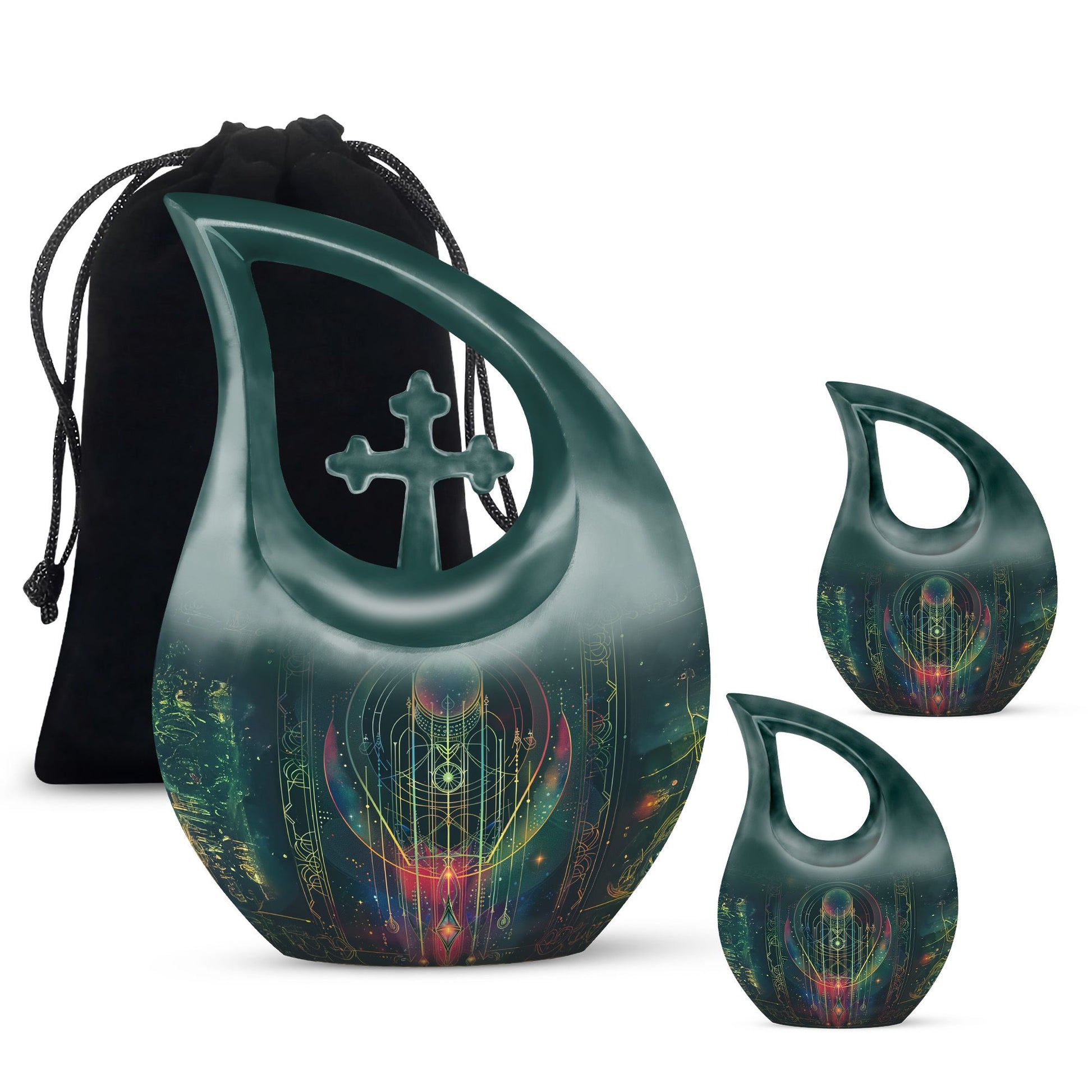 Zodiac Urns For Ashes - Cremation Urns For Human Ashes Adult Black